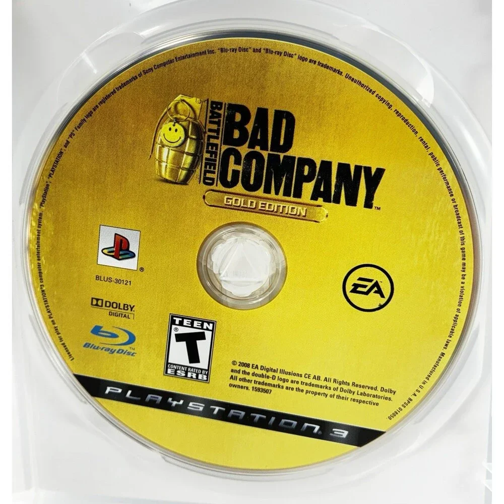 Battlefield: Bad Company Gold Edition Sony PlayStation 3 Complete with Manual